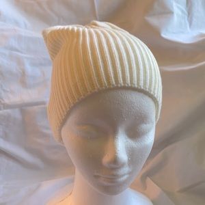 Kate Spade French Cream Bow Beanie